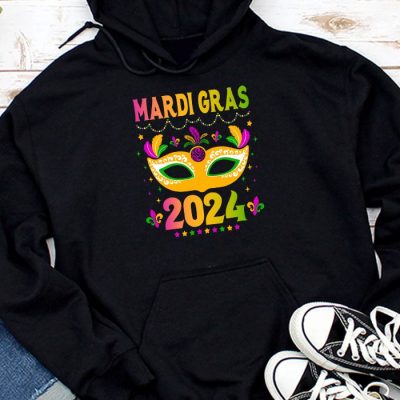 Mardi Gras 2024 Jester Outfit Kids Girls Boys Men Women Hoodie MHS1190
