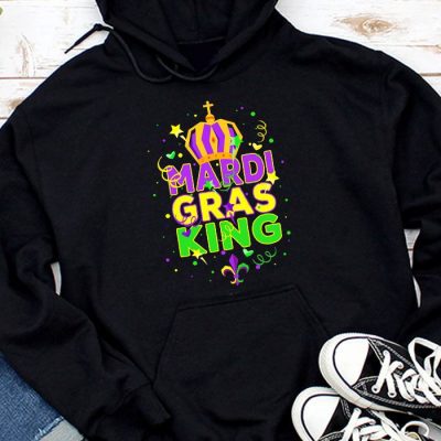 Mardi Gras King Men Carnival Costume Gift Mardi Gras Hoodie MHS1208