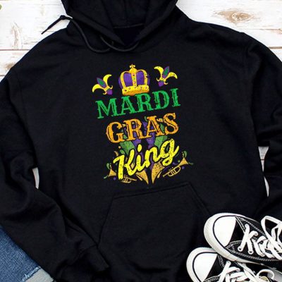 Mardi Gras King Men Carnival Costume Gift Mardi Gras Hoodie MHS1211