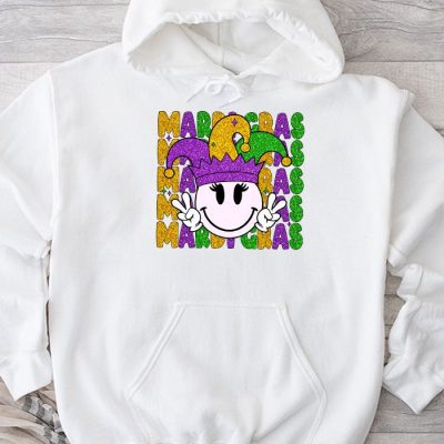 Mardi Gras Shirt Women Men Mardi Gras Kids Mardi Gras Beads Hoodie MHS1203