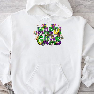 Mardi Gras Shirt Women Men Mardi Gras Kids Mardi Gras Beads Hoodie MHS1206