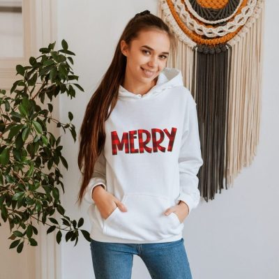 Merry Buffalo Plaid Unisex Hoodie JSH1269