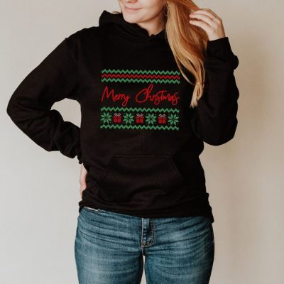 Merry Christmas Holiday Presents & Snowflakes Unisex Hoodie JSH1099
