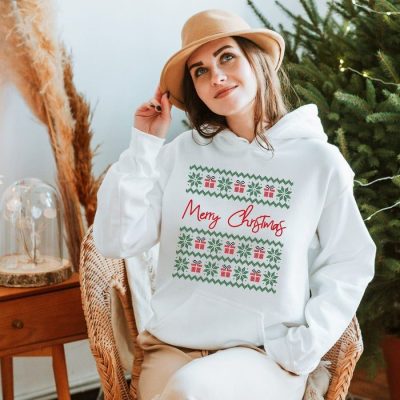 Merry Christmas Holiday Presents Unisex Hoodie JSH1098