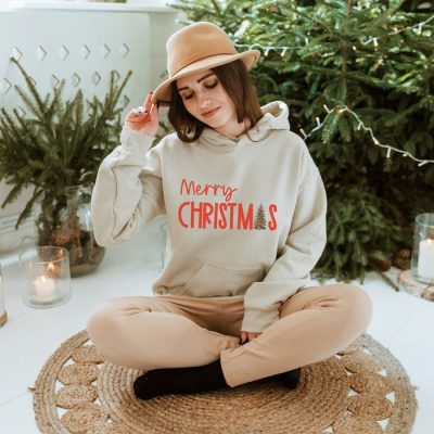 Merry Christmas Tree Unisex Hoodie JSH1294