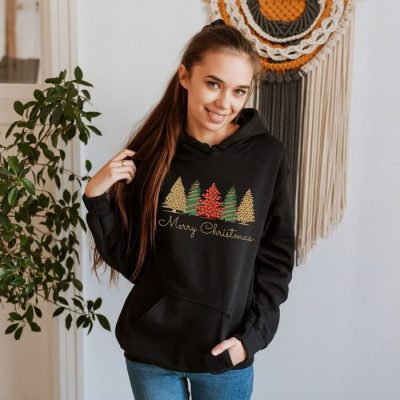 Merry Christmas Trees Unisex Hoodie JSH1319