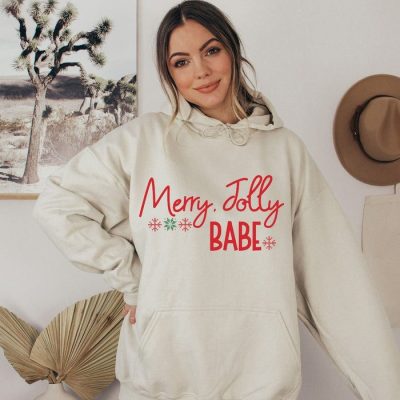 Merry Jolly Babe Unisex Hoodie JSH1079