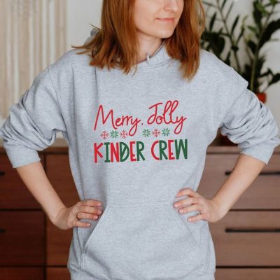 Merry Jolly Kinder Crew Unisex Hoodie JSH1088