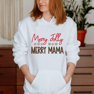 Merry Jolly Merry Mama Unisex Hoodie JSH1087