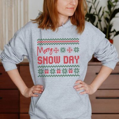 Merry Snow Day Holiday Unisex Hoodie JSH1076