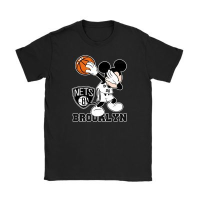 Mickey Mouse X Dabbing Dance X Brooklyn Nets Team X Nba X Basketball Unisex T-Shirt TBT1377