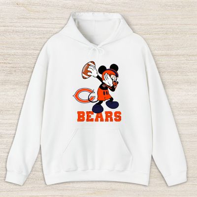 Mickey Mouse X Dabbing Dance X Chicago Bears Team X Nfl X American Football Unisex Pullover Hoodie TBH1383