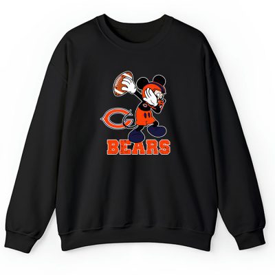 Mickey Mouse X Dabbing Dance X Chicago Bears Team X Nfl X American Football Unisex Sweatshirt TBS1383