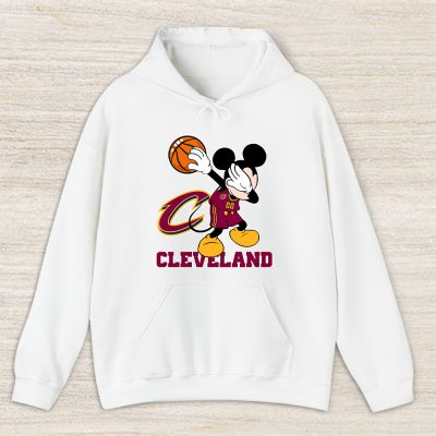 Mickey Mouse X Dabbing Dance X Cleveland Cavaliers Team X Nba X Basketball Unisex Pullover Hoodie TBH1369