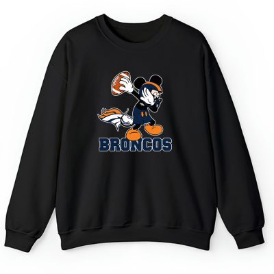 Mickey Mouse X Dabbing Dance X Denver Broncos Team X Nfl X American Football Unisex Sweatshirt TBS1385