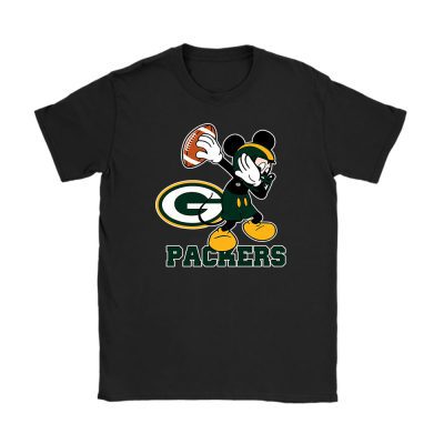 Mickey Mouse X Dabbing Dance X Green Bay Packers Team X Nfl X American Football Unisex T-Shirt TBT1378