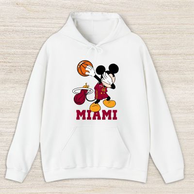 Mickey Mouse X Dabbing Dance X Miami Heat Team X Nba X Basketball Unisex Pullover Hoodie TBH1372