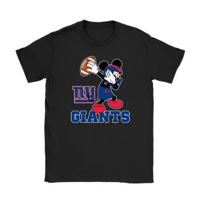 Mickey Mouse X Dabbing Dance X New York Giants Team X Nfl X American Football Unisex T-Shirt TBT1382