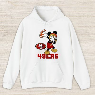 Mickey Mouse X Dabbing Dance X San Francisco 49Ers Team X Nfl X American Football Unisex Pullover Hoodie TBH1381