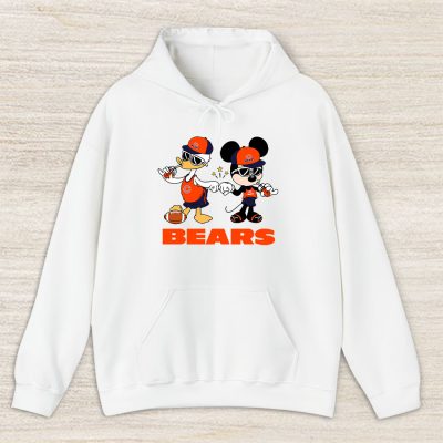 Mickey Mouse X Donald Duck X Chicago Bears Team X Nfl X American Football Unisex Pullover Hoodie TBH1343