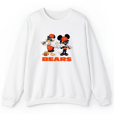 Mickey Mouse X Donald Duck X Chicago Bears Team X Nfl X American Football Unisex Sweatshirt TBS1343