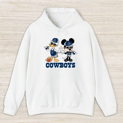 Mickey Mouse X Donald Duck X Dallas Cowboys Team X Nfl X American Football Unisex Pullover Hoodie TBH1336