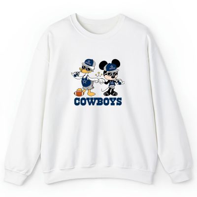 Mickey Mouse X Donald Duck X Dallas Cowboys Team X Nfl X American Football Unisex Sweatshirt TBS1336