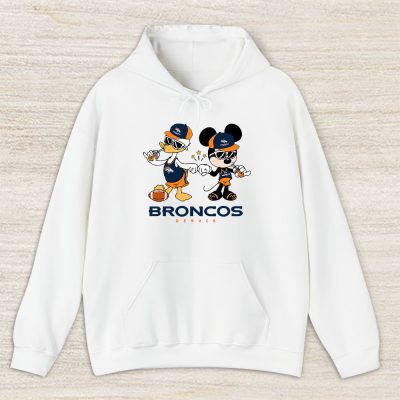Mickey Mouse X Donald Duck X Denver Broncos Team X Nfl X American Football Unisex Pullover Hoodie TBH1345