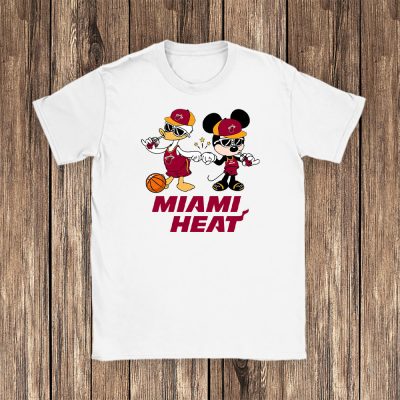 Mickey Mouse X Donald Duck X Miami Heat Team X Nba X Basketball Unisex T-Shirt TBT1332