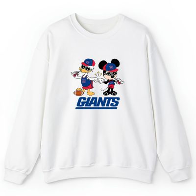 Mickey Mouse X Donald Duck X New York Giants Team X Nfl X American Football Unisex Sweatshirt TBS1342