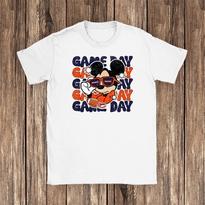 Mickey Mouse X Game Day X Chicago Bears Team Unisex T-Shirt TBT1453