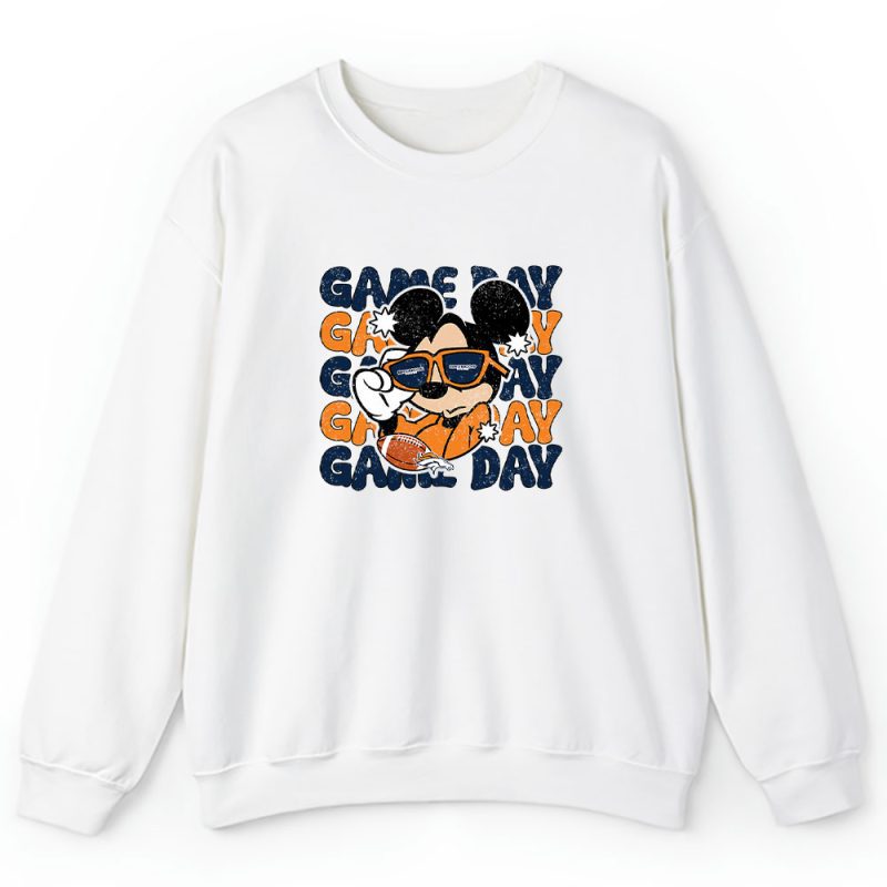 Mickey Mouse X Game Day X Denver Broncos Team Unisex Sweatshirt TBS1455