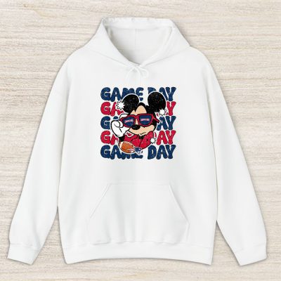 Mickey Mouse X Game Day X New England Patriots Team Unisex Hoodie TBH1449