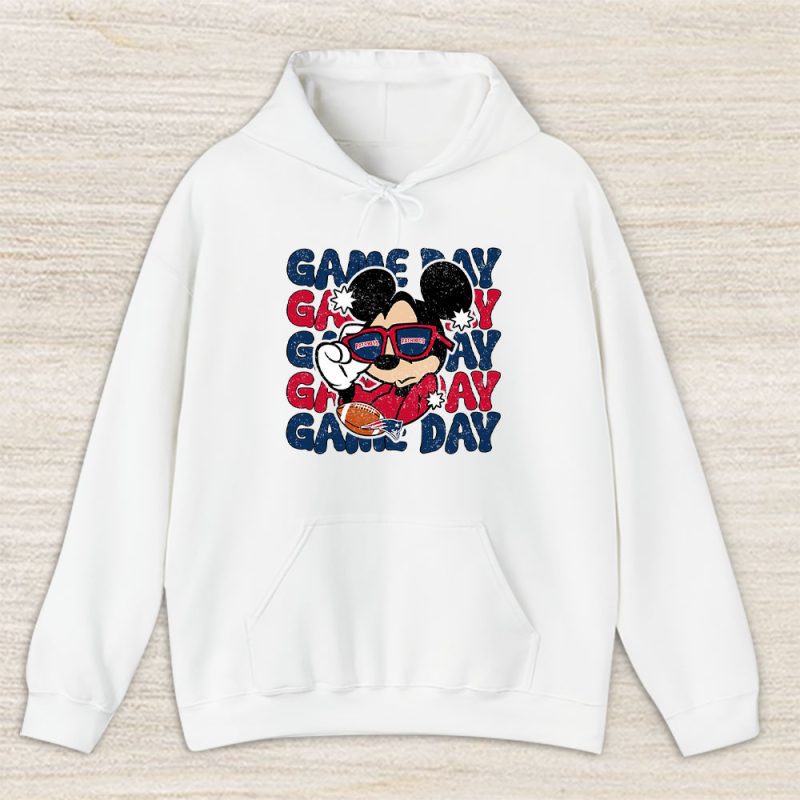 Mickey Mouse X Game Day X New England Patriots Team Unisex Hoodie TBH1449