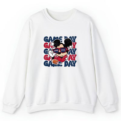 Mickey Mouse X Game Day X New England Patriots Team Unisex Sweatshirt TBS1449
