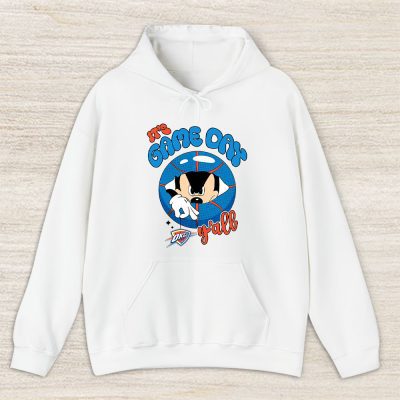 Mickey Mouse X Its Game Day Yall X Oklahoma City Thunder Unisex Hoodie TBH1464