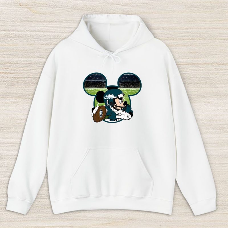 Mickey Mouse x Philadelphia Eagles Team x NFL x American Football Pullover Hoodie For Fan TBH1170