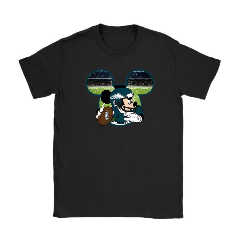 Mickey Mouse x Philadelphia Eagles Team x NFL x American Football Unisex T-Shirt For Fan TBT1170