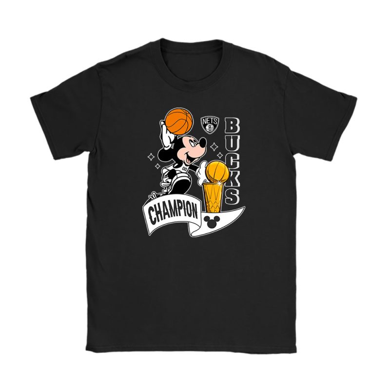 Mickey X Champion Cup X Customized X Brooklyn Nets Team Unisex T-Shirt TBT1506