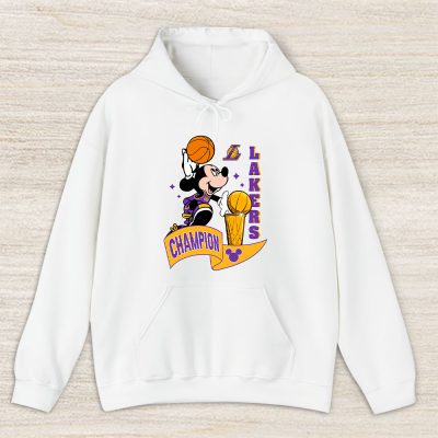 Mickey X Champion Cup X Customized X Los Angeles Lakers Team Unisex Hoodie TBH1498