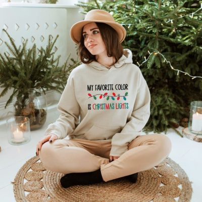 My Favorite Color Is Christmas Lights Unisex Hoodie JSH1250