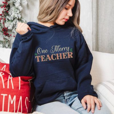 One Merry Teacher Unisex Hoodie JSH1347