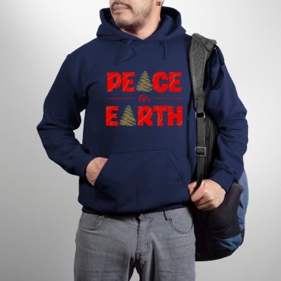 Peace On Earth Christmas Trees Unisex Hoodie JSH1147