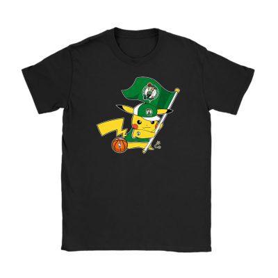 Pikachu X Flag Team X Boston Celtics Team X Nba X Basketball Unisex T-Shirt TBT1401
