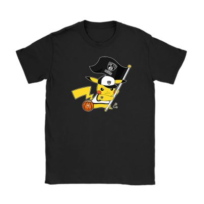 Pikachu X Flag Team X Brooklyn Nets Team X Nba X Basketball Unisex T-Shirt TBT1407