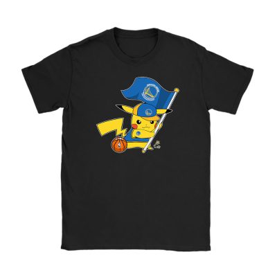Pikachu X Flag Team X Golden State Warriors Team X Nba X Basketball Unisex T-Shirt TBT1397