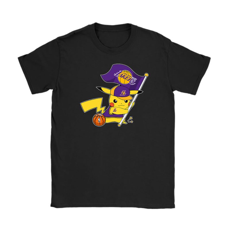 Pikachu X Flag Team X Los Angeles Lakers Team X Nba X Basketball Unisex T-Shirt TBT1398