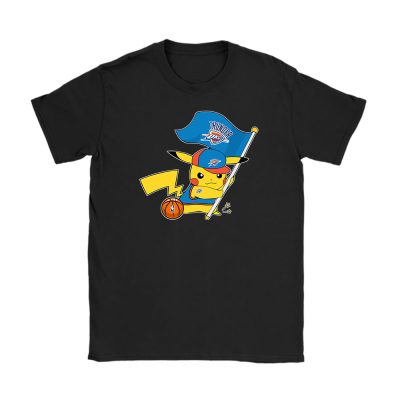 Pikachu X Flag Team X Oklahoma City Thunder Team X Nba X Basketball Unisex T-Shirt TBT1404