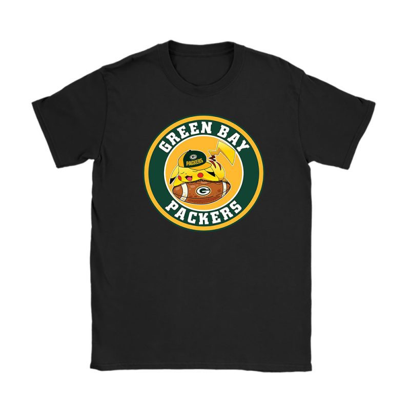 Pikachu X Sleeping X Green Bay Packers Team X Nfl X American Football Unisex T-Shirt TBT1428