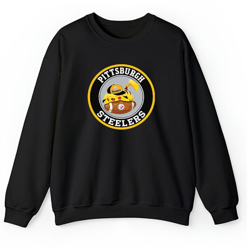 Pikachu X Sleeping X Pittsburgh Steelers Team X NFL X American Football Unisex Sweatshirt TBS1430